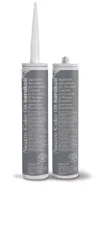 Sellante decorativo para fachadas y mármoles , referencia Neutro Color de Kerakoll. Color: 08